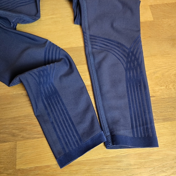 Fanka Body Sculpt Leggings (Reversible Wear) Navy Blue Lift N Curve S - Picture 10 of 15